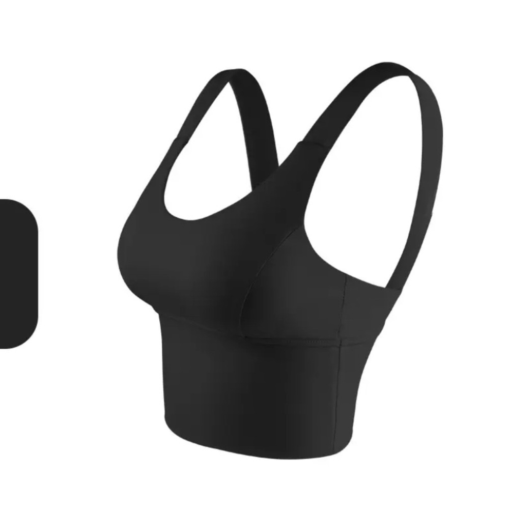 🌿 Black Sports Bra